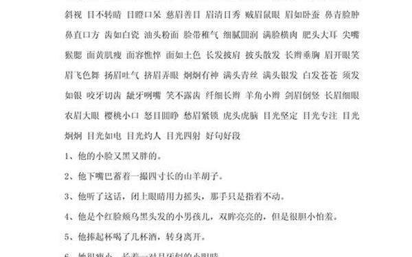 写人的好句好段-写人好词好句摘抄大全