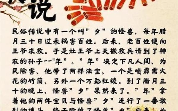春节的由来简介—年的来历简短50字