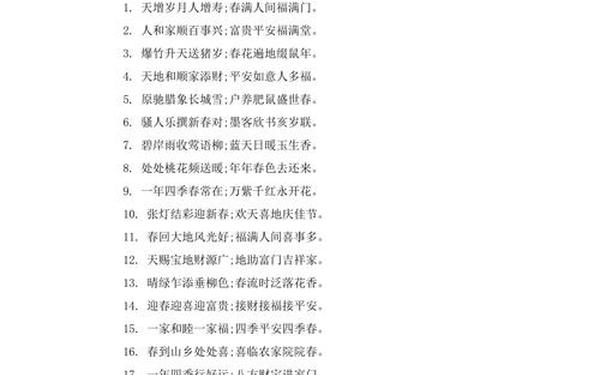 小学生对联大全—对联的历史简短介绍
