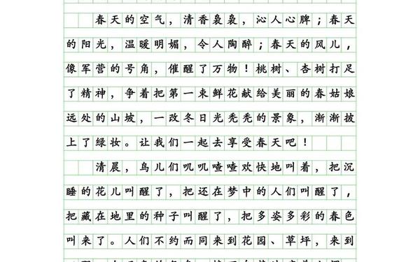 免费优秀作文抄写400字(抄一篇优秀作文300字)