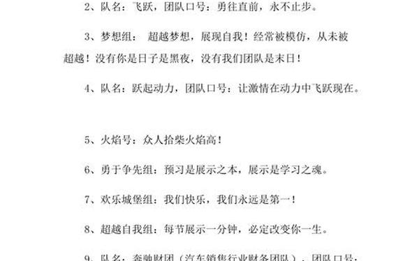 六一方队口号、方队口号霸气16字