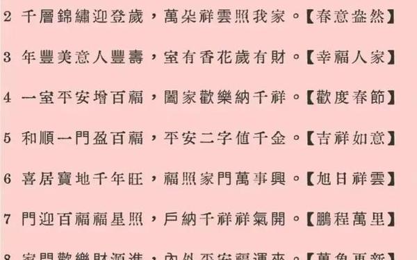 民间常用对联3000副(春联介绍100字)
