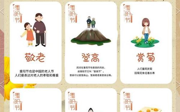 九月九日重阳节的来历和意义,重阳节的风俗和寓意