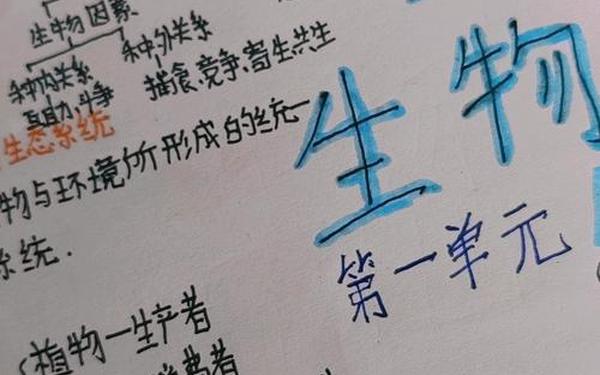 初一生物上册知识点总结_七上生物思维导图总结