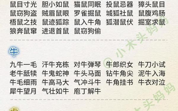 十二生肖成语_生肖的四字词语 十二生肖成语_生肖的四字词语