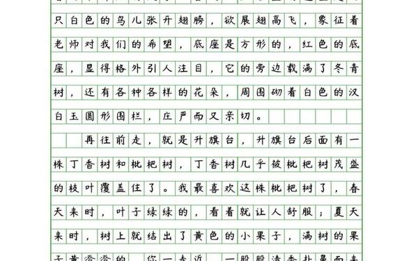 关于校园的作文,瞧我们的校园作文400字