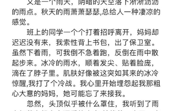 伟大的妈妈—(雨夜带刀不带伞)妈妈的选择
