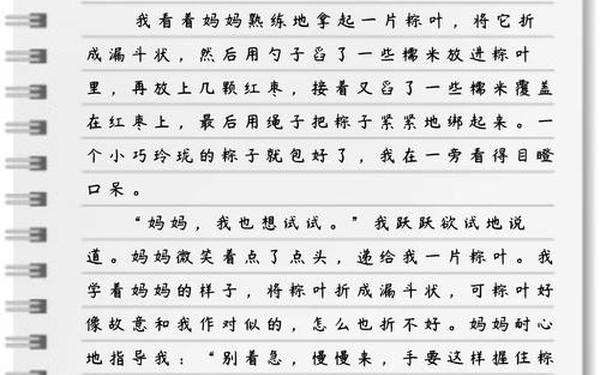 端午节作文优秀作文;端午节作文(包粽子)