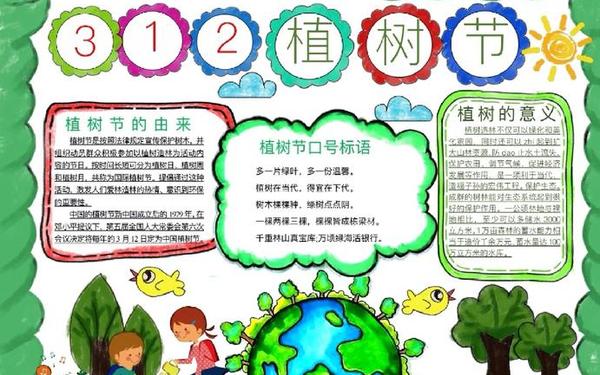 国庆节手抄报内容句子(植树节手抄报内容简短文字)