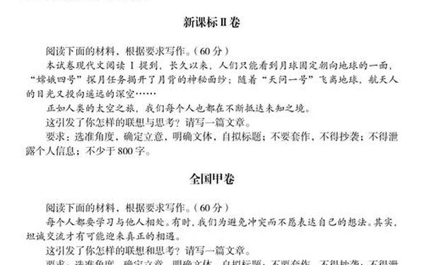 2024高考作文题目汇总来了(50个高考作文题目)