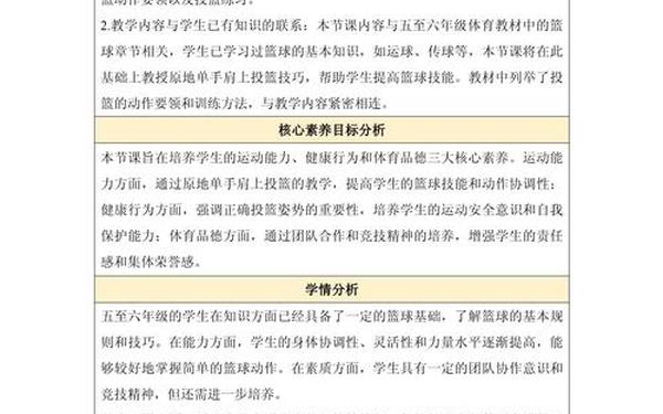 体育说课教案 体育课说课稿10分钟