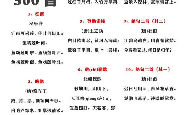 儿童早教古诗300首 唐诗三百首大全免费