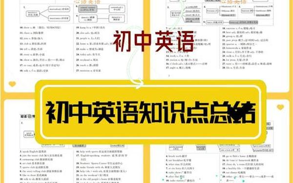 初一英语重点归纳(初一英语基础差怎么补救)