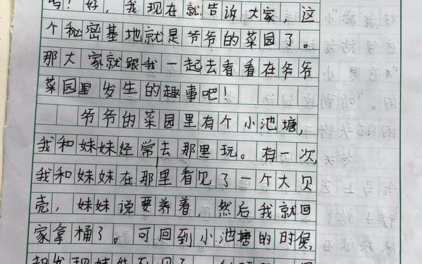 乡村生活作文400字四年级(9000000000字作文)