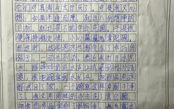 我学会了坚持,那一刻我懂得了坚持作文