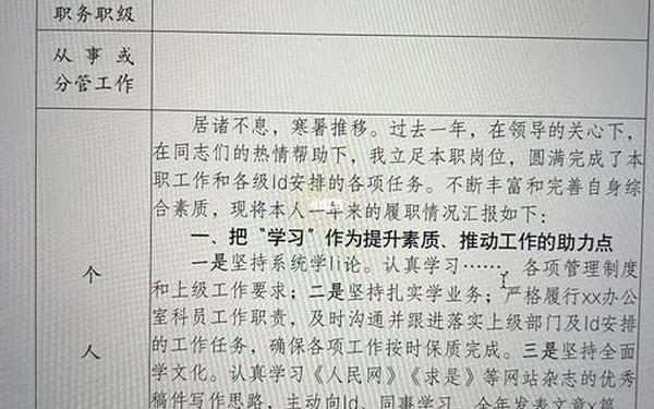 统计工作个人总结(公务员年度考核表个人总结)