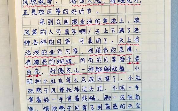 三年级优秀作文300字15篇_3年级作文放风筝