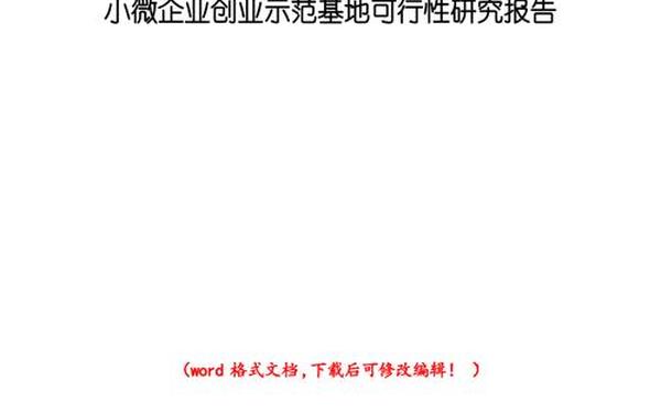 创业项目可行性报告—想创业去哪里找项目 创业项目可行性报告—想创业去哪里找项目
