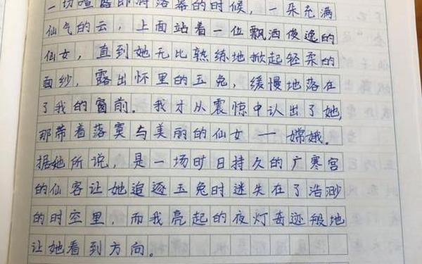 我和嫦娥过一天400字优秀作文 我和嫦娥过一天400字可抄