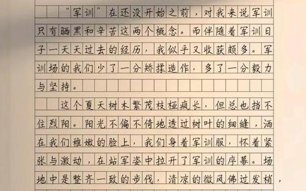 军训感言600字 军训后的感受作文6 00字左右