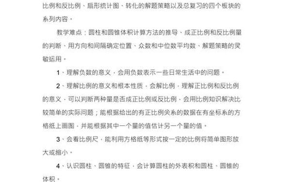 六年级数学教学计划—2025人教版六下数学教学计划