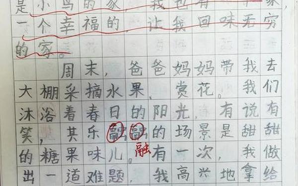 二年级作文免费可抄 小学二年级作文大全20篇