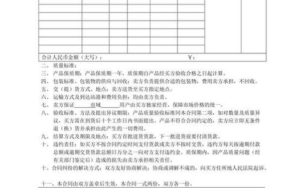 工业品买卖合同,工业产品购销合同模板
