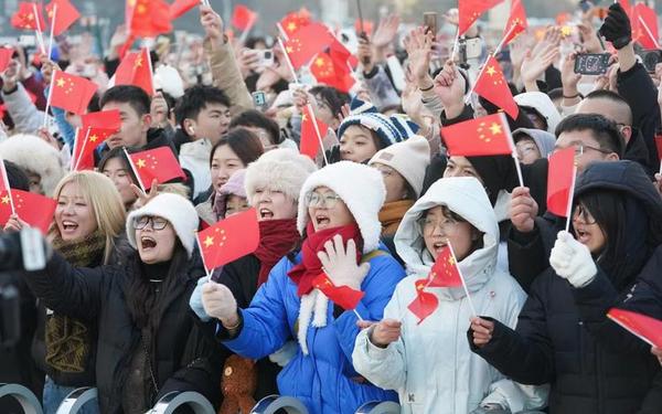 2017元旦快乐-2013年元旦升旗仪式