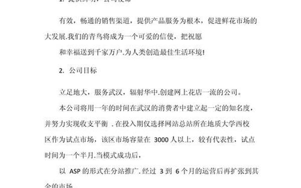 创业项目计划书模板_创业项目计划书如何写